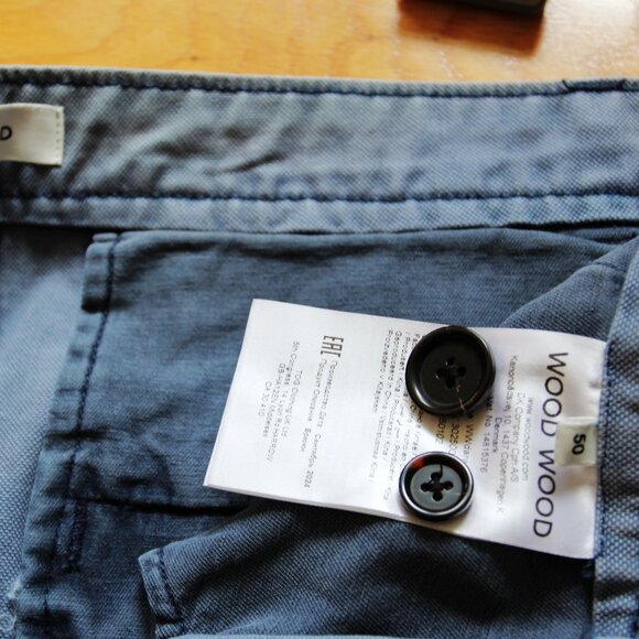 BNWT SS25 WOOD WOOD MUTED CANVAS LOOSE FIT PANTS 50 - Picture 8 of 11